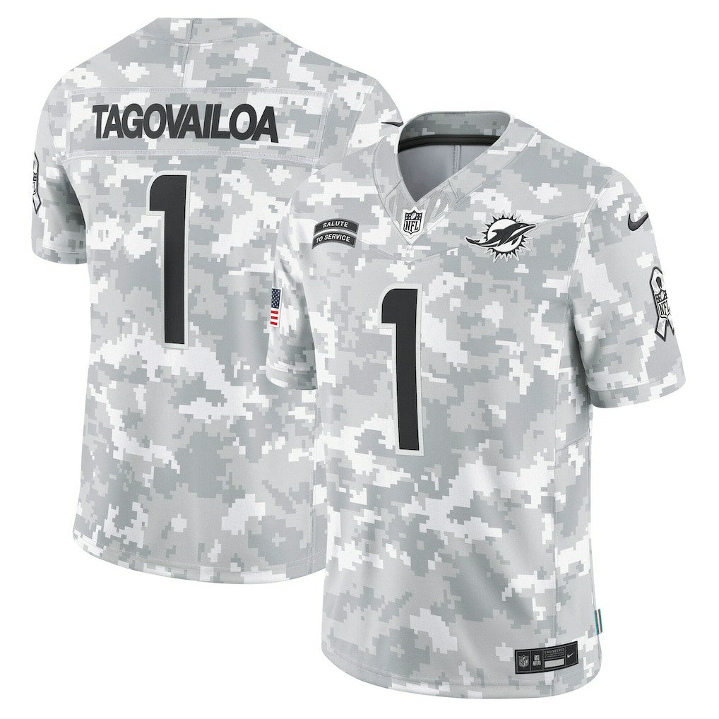 Miami Dolphins Tua Tagovailoa  2024 Salute to Service Limited Jersey | NFL Discount
