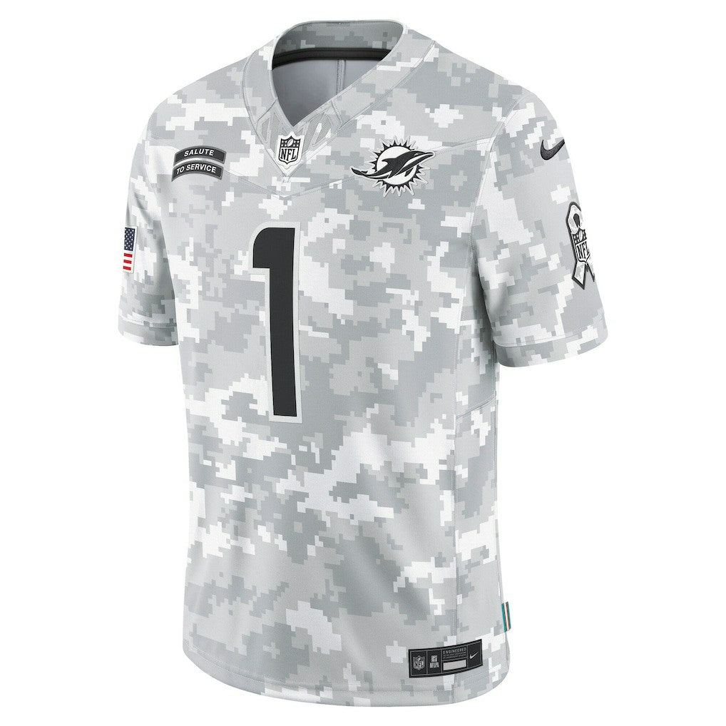 Miami Dolphins Tua Tagovailoa  2024 Salute to Service Limited Jersey | NFL Discount