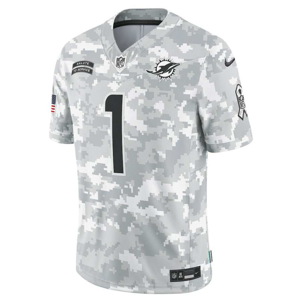 Miami Dolphins Tua Tagovailoa  2024 Salute to Service Limited Jersey | NFL Discount