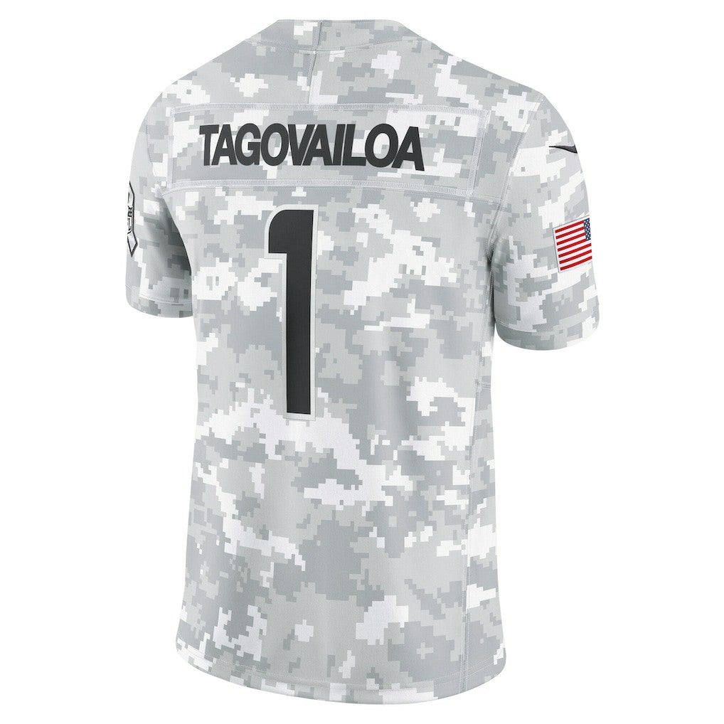 Miami Dolphins Tua Tagovailoa  2024 Salute to Service Limited Jersey | NFL Discount