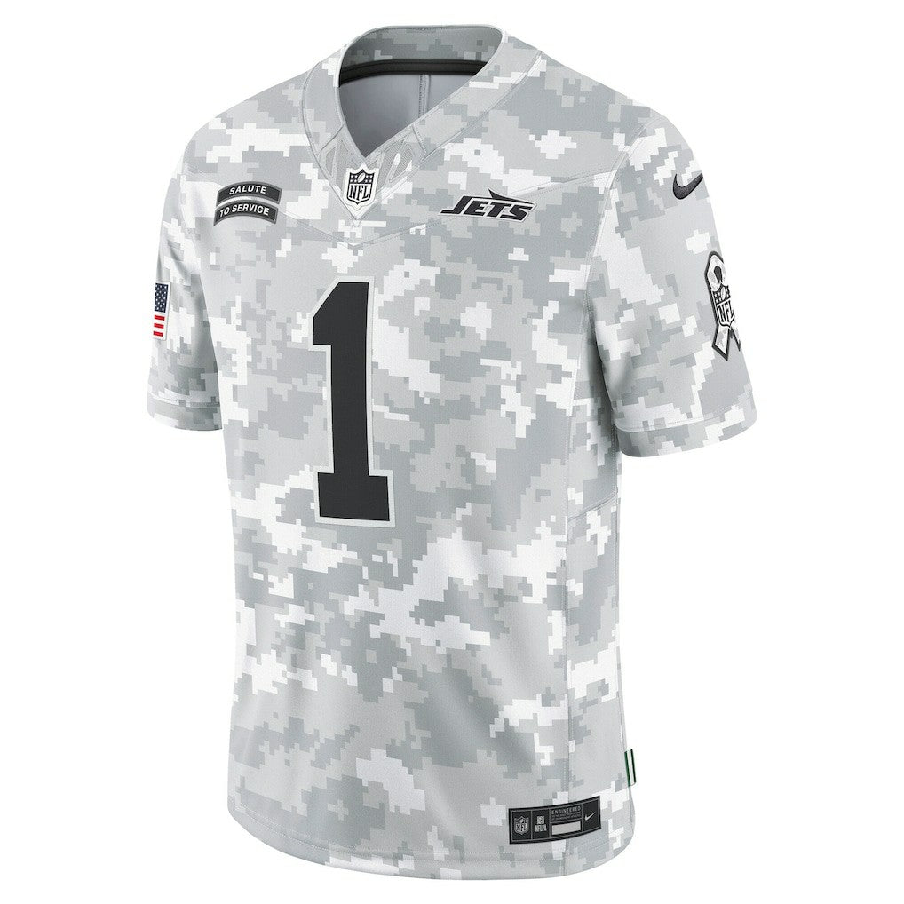 New York Jets Sauce Gardner  2024 Salute to Service Limited Jersey | NFL Discount