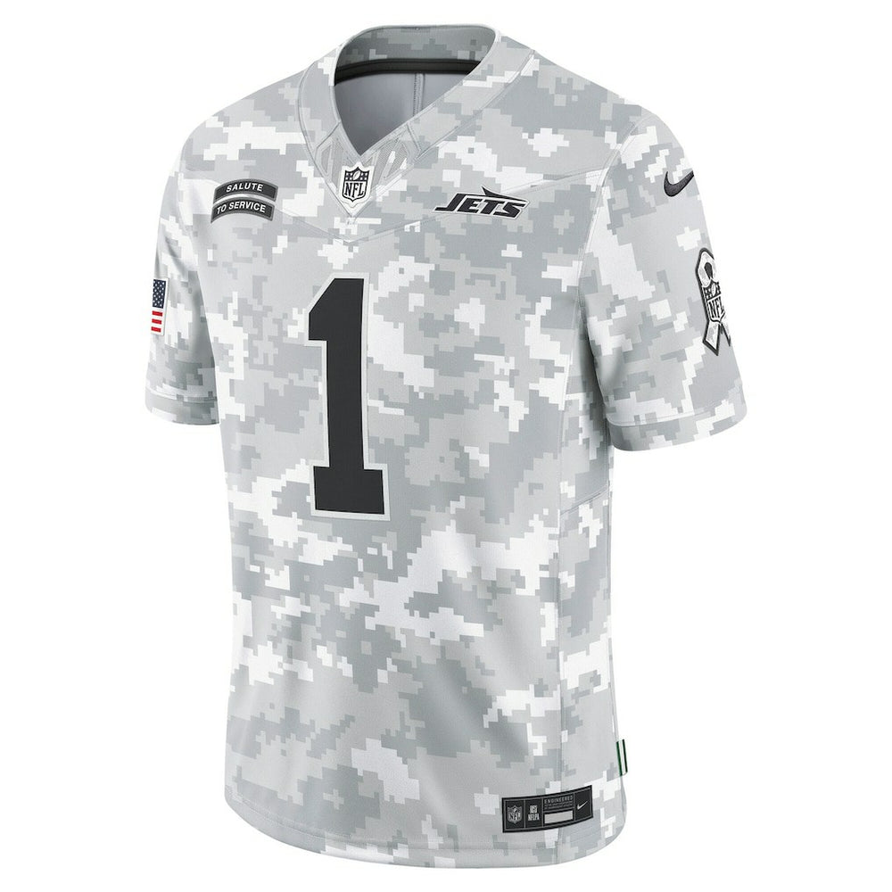 New York Jets Sauce Gardner  2024 Salute to Service Limited Jersey | NFL Discount