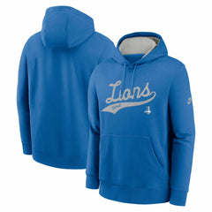 Detroit Lions Rewind Club Logo Pullover Hoodie | NFL Sale