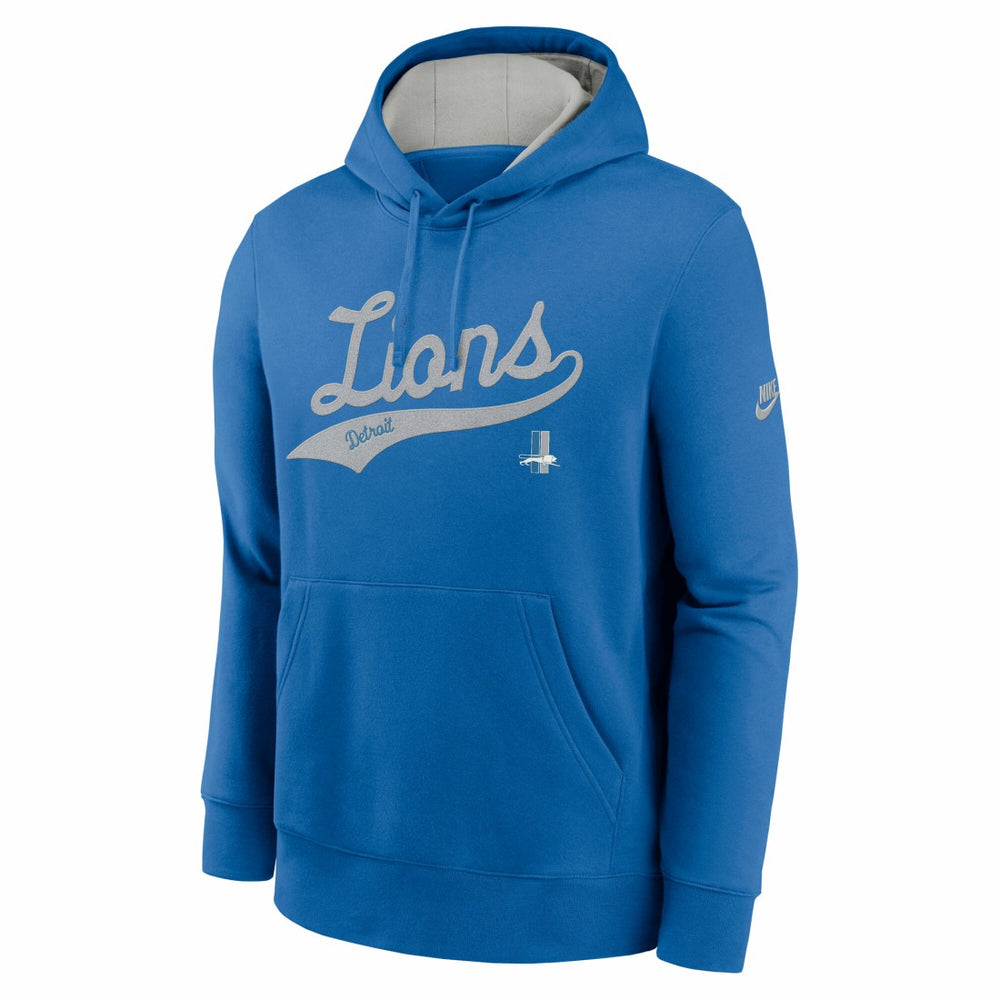 Detroit Lions Rewind Club Logo Pullover Hoodie | NFL Sale