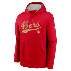 San Francisco 49ers Rewind Club Logo Pullover Hoodie | NFL Discount