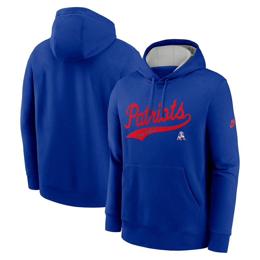 New England Patriots Rewind Club Logo Pullover Hoodie | NFL Online