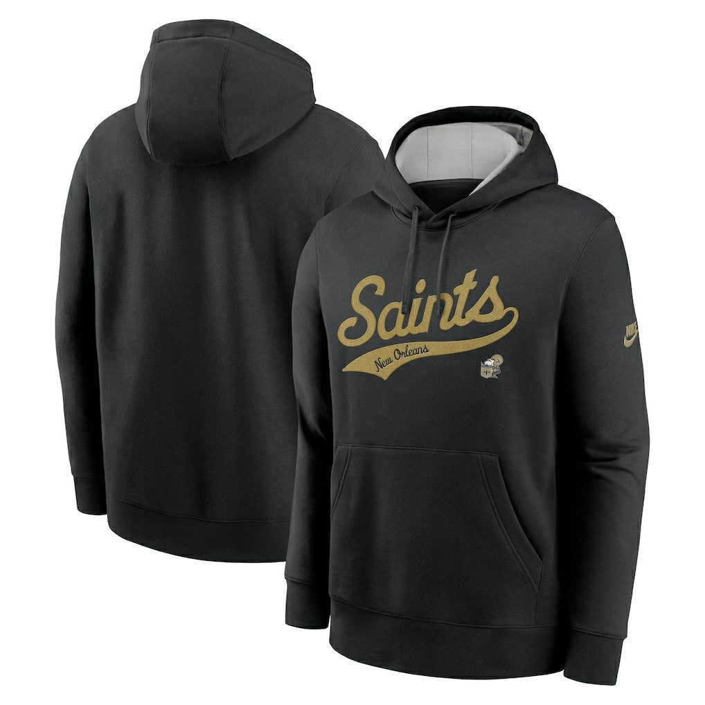 New Orleans Saints Rewind Club Logo Pullover Hoodie | NFL Near me