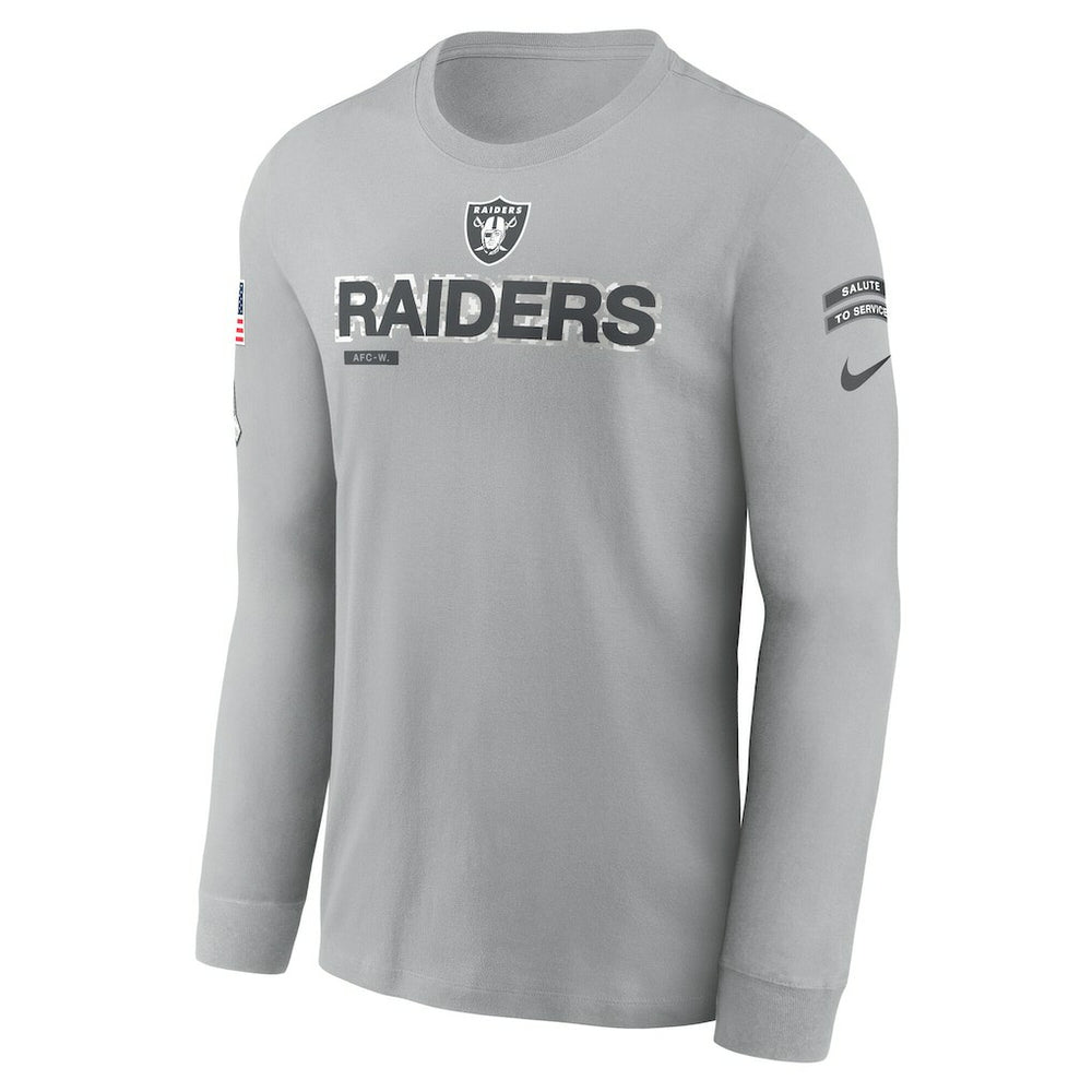 Las Vegas Raiders 2024 Salute To Service Long Sleeve T-Shirt | NFL Discount