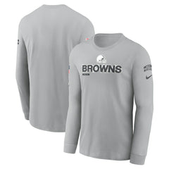 Cleveland Browns 2024 Salute To Service Long Sleeve T-Shirt | NFL On sale