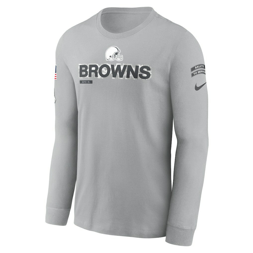 Cleveland Browns 2024 Salute To Service Long Sleeve T-Shirt | NFL On sale