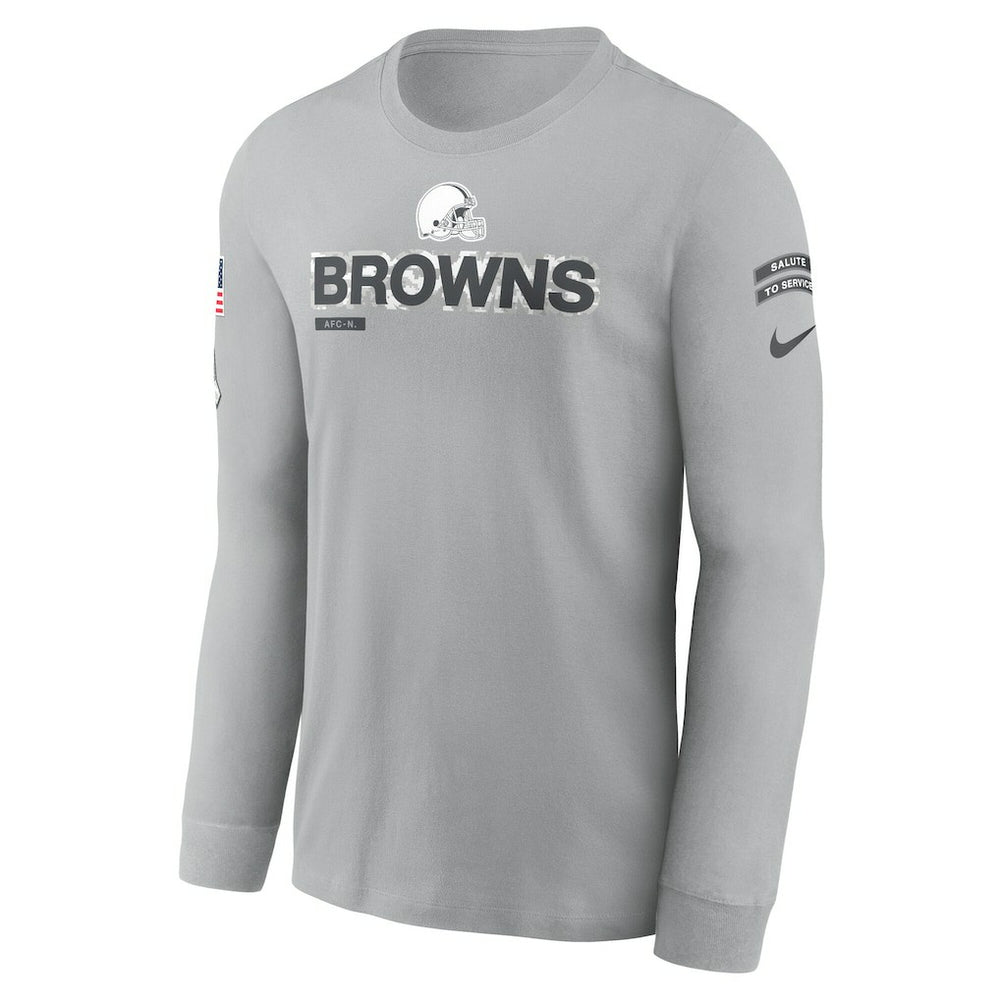 Cleveland Browns 2024 Salute To Service Long Sleeve T-Shirt | NFL On sale