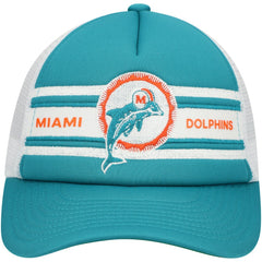 Miami Dolphins Youth Stripe Trucker Adjustable Hat | NFL Sale