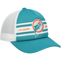 Miami Dolphins Youth Stripe Trucker Adjustable Hat | NFL Sale