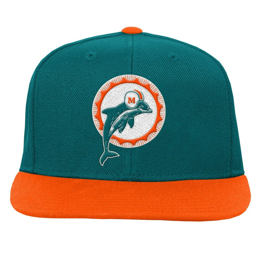 Miami Dolphins Youth Team Two-Tone Snapback Hat | NFL New