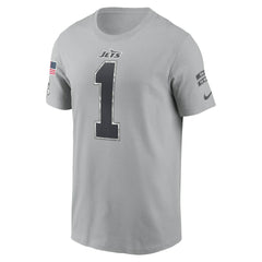 New York Jets Ahmad Sauce Gardner  2024 Salute To Service Name & Number T-Shirt | NFL Near me
