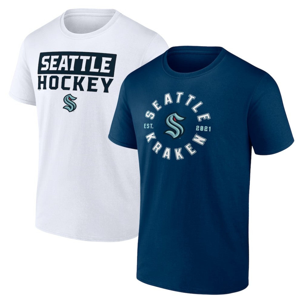 Seattle Kraken Fanatics Big & Tall 2-Pack T-Shirt Set -  NHL T-shirts