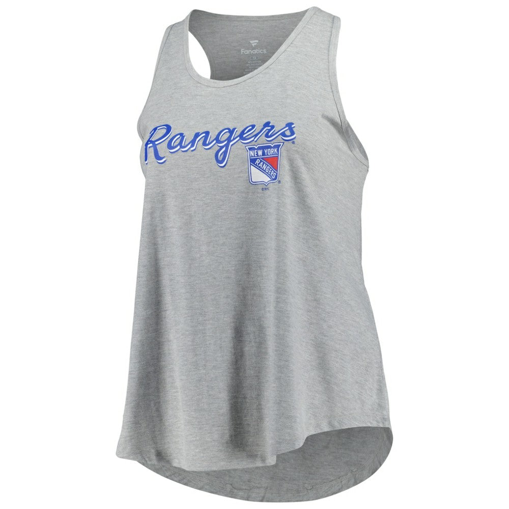 New York Rangers Fanatics Women's Plus Size Racerback Tank Top -  NHL Tank Top