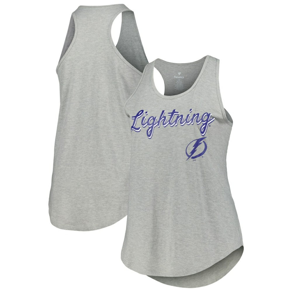 Tampa Bay Lightning Fanatics Women's Plus Size Racerback Tank Top -  NHL Tank Top