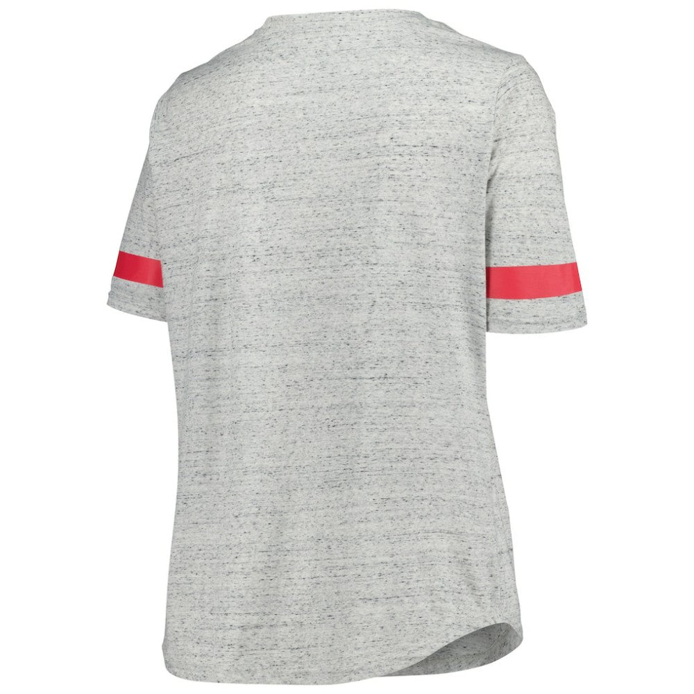 New Jersey Devils Fanatics Women's Plus Size Lace-Up T-Shirt -  NHL T-shirts