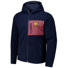 Barcelona Sherpa Full-Zip Hoodie Jacket