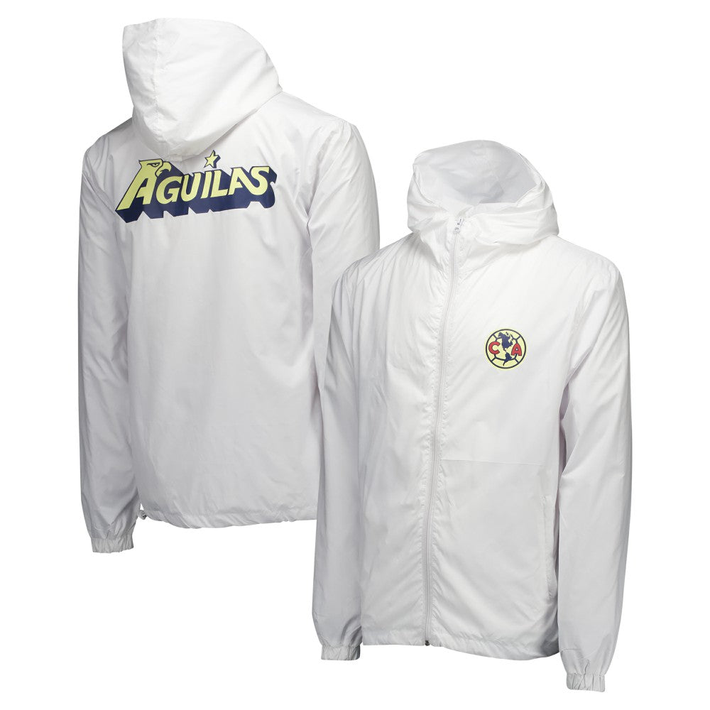 Club America Home Match Hoodie Full-Zip Windbreaker Jacket
