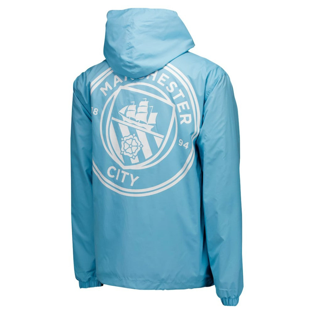 Manchester City Home Match Hoodie Full-Zip Windbreaker Jacket