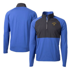 Seattle Mariners Cutter & Buck City Connect Adapt Eco Knit Hybrid Recycled Quarter-Zip Pullover Top - MLB Pullover