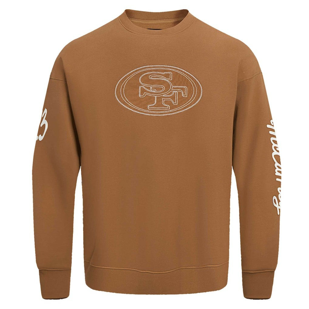 San Francisco 49ers Christian McCaffrey  Pro Standard Pullover Crewneck Sweatshirt | NFL New