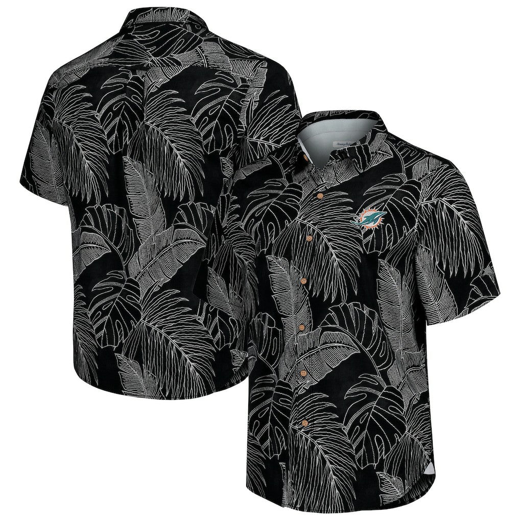 Miami Dolphins Sport Vine Line Button-Down Shirt | NFL US