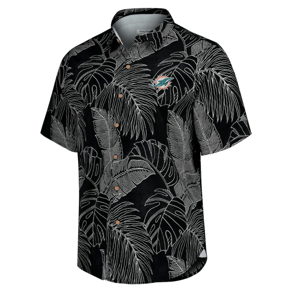 Miami Dolphins Sport Vine Line Button-Down Shirt | NFL US