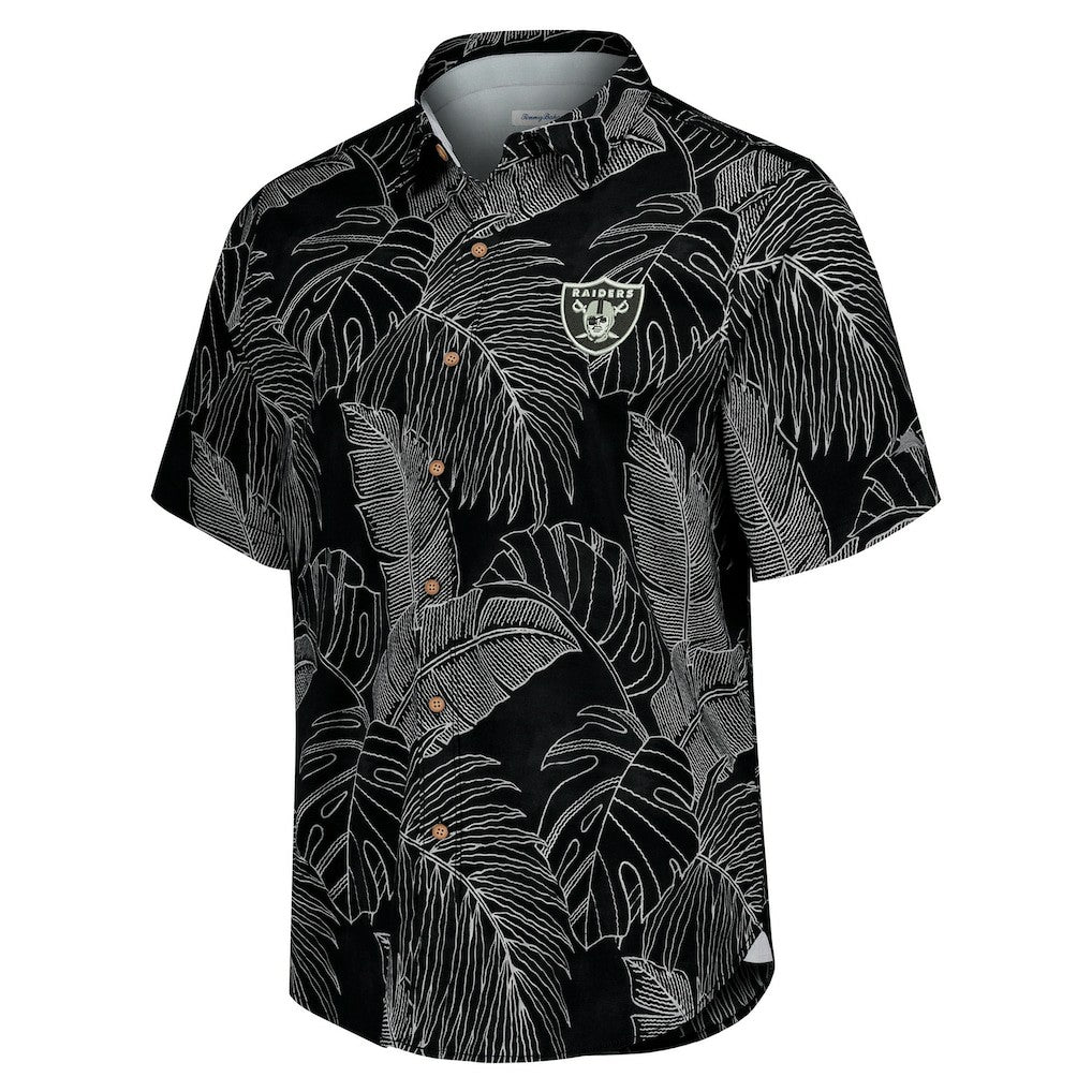 Las Vegas Raiders Sport Vine Line Button-Down Shirt | NFL US