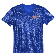 Buffalo Bills Josh Allen  Girls Youth Sequin V-Neck Fashion Jersey | NFL On sale