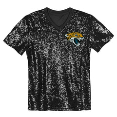 Jacksonville Jaguars Trevor Lawrence  Girls Youth Sequin V-Neck Fashion Jersey | NFL On sale