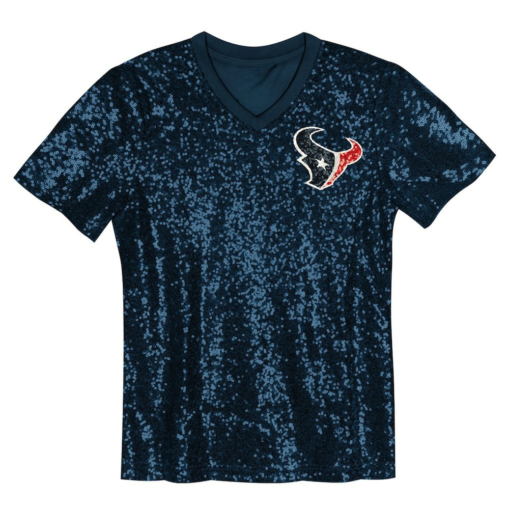 Houston Texans C.J. Stroud  Girls Youth Sequin V-Neck Fashion Jersey | NFL Near me