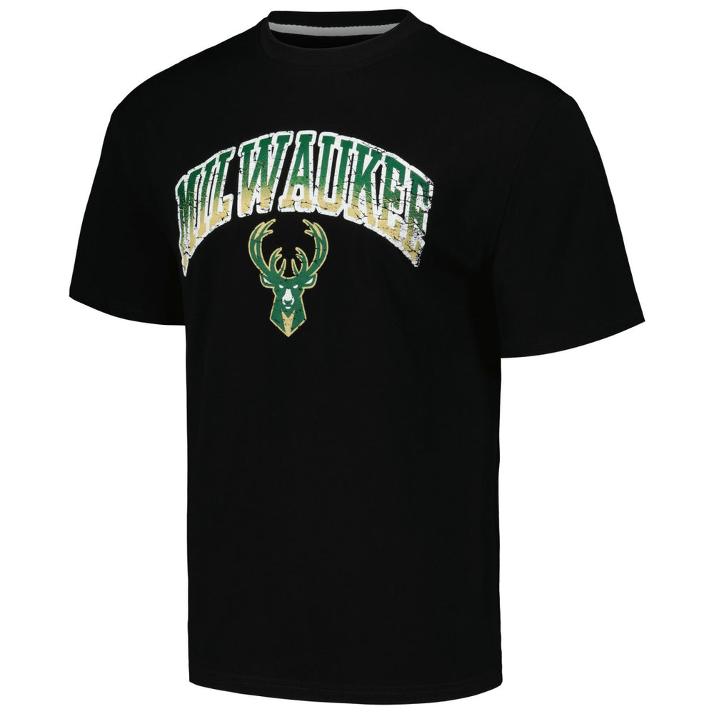Black Milwaukee Bucks Stadium Essentials Unisex Terrace T-Shirt | NBA