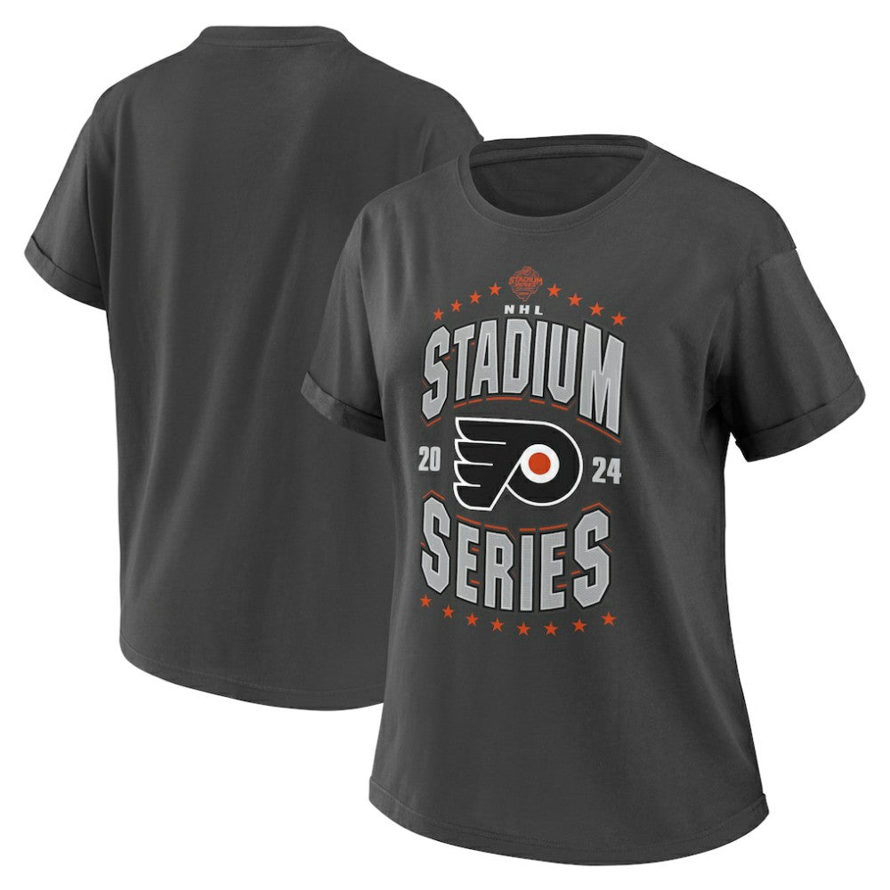 Philadelphia Flyers WEAR by Erin Andrews Women's 2024 NHL Stadium Series Boyfriend T-Shirt -  NHL T-shirts