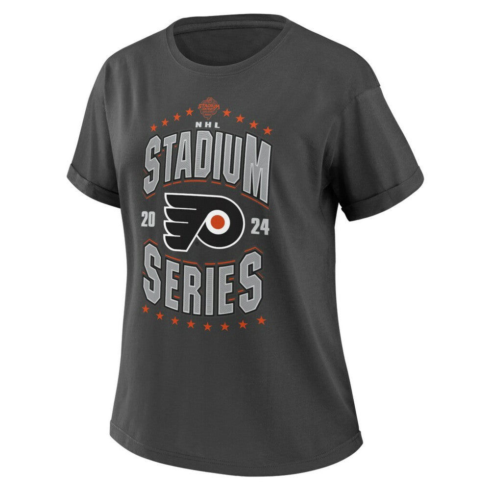 Philadelphia Flyers WEAR by Erin Andrews Women's 2024 NHL Stadium Series Boyfriend T-Shirt -  NHL T-shirts