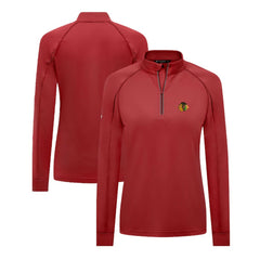 Chicago Blackhawks Levelwear Women's Kinetic Insignia Core Quarter-Zip Pullover Top -  NHL Pullover