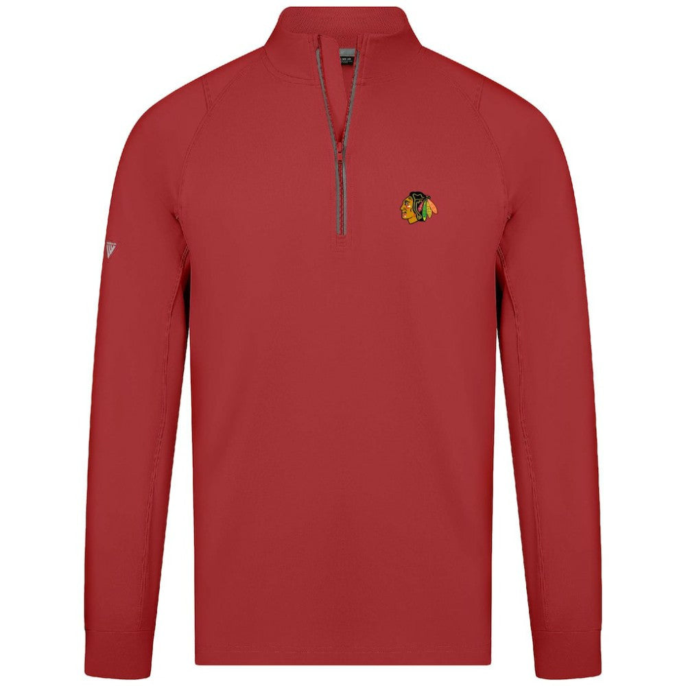 Chicago Blackhawks Levelwear Theory Insignia Core Quarter-Zip Pullover Top -  NHL Pullover