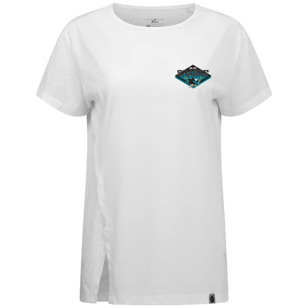 San Jose Sharks Levelwear Women's Influx Club Patch 2.0 T-Shirt -  NHL T-shirts