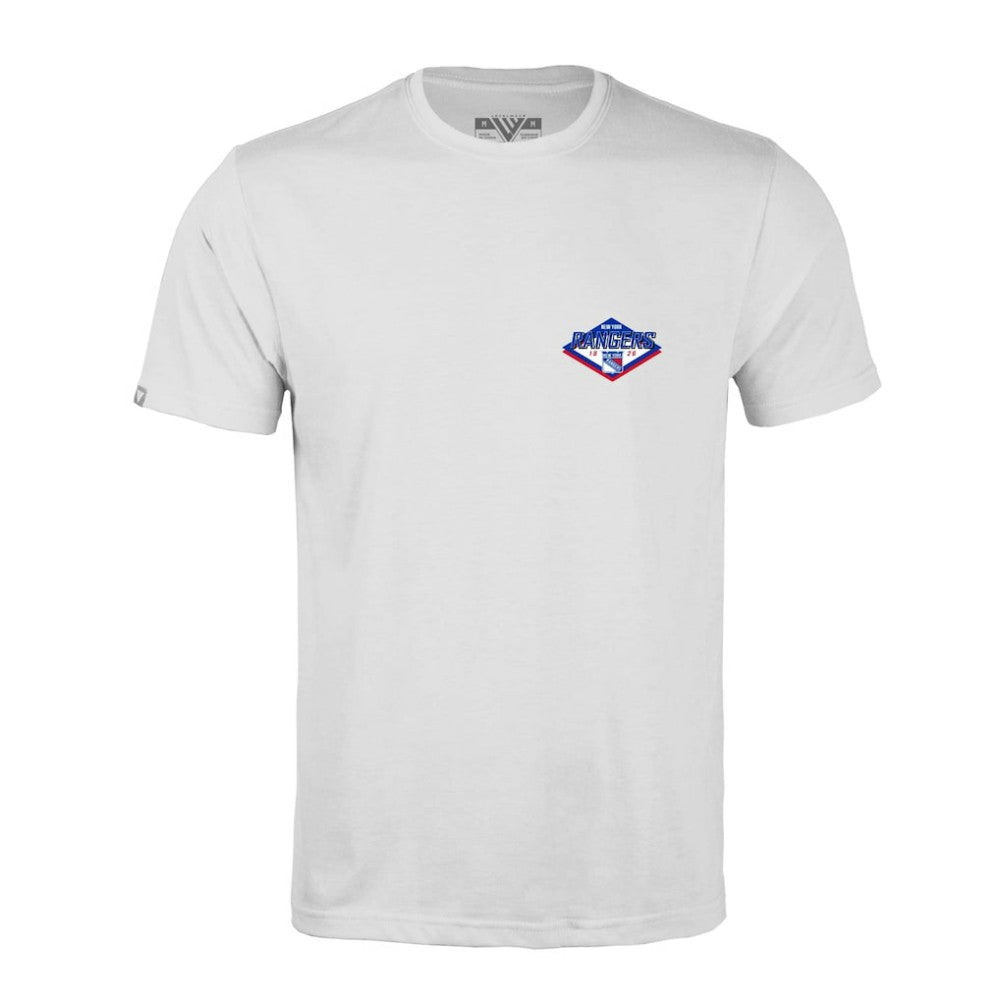 New York Rangers Levelwear Richmond Club Patch 2.0 T-Shirt -  NHL T-shirts