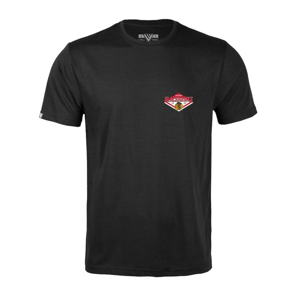 Chicago Blackhawks Levelwear Richmond Club Patch 2.0 T-Shirt -  NHL T-shirts