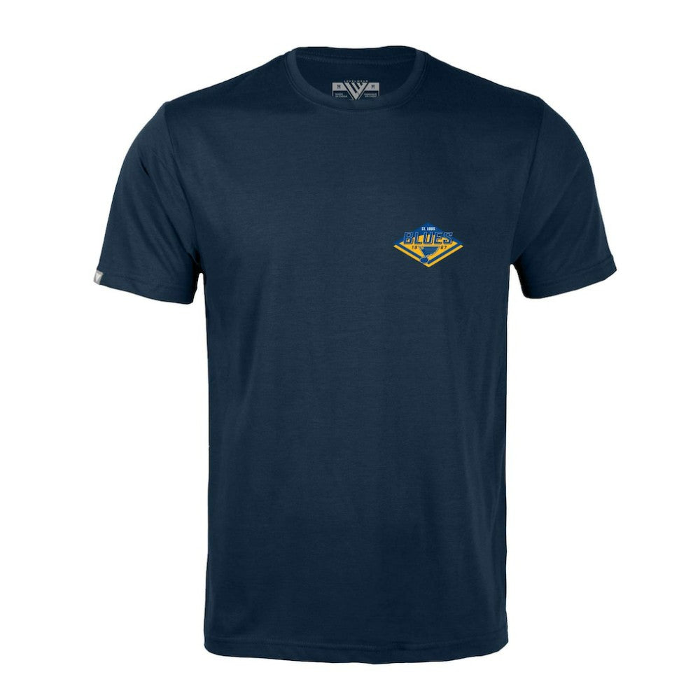 St. Louis Blues Levelwear Richmond Club Patch 2.0 T-Shirt -  NHL T-shirts