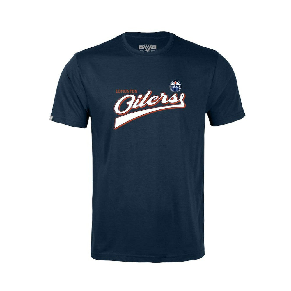 Edmonton Oilers Levelwear Youth Little Richmond Retro Script T-Shirt -  NHL T-shirts