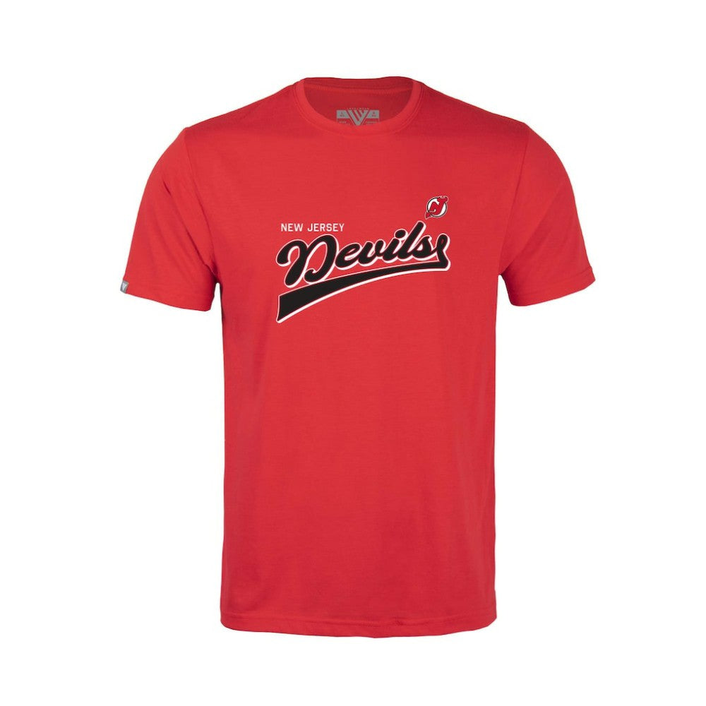 New Jersey Devils Levelwear Youth Little Richmond Retro Script T-Shirt -  NHL T-shirts