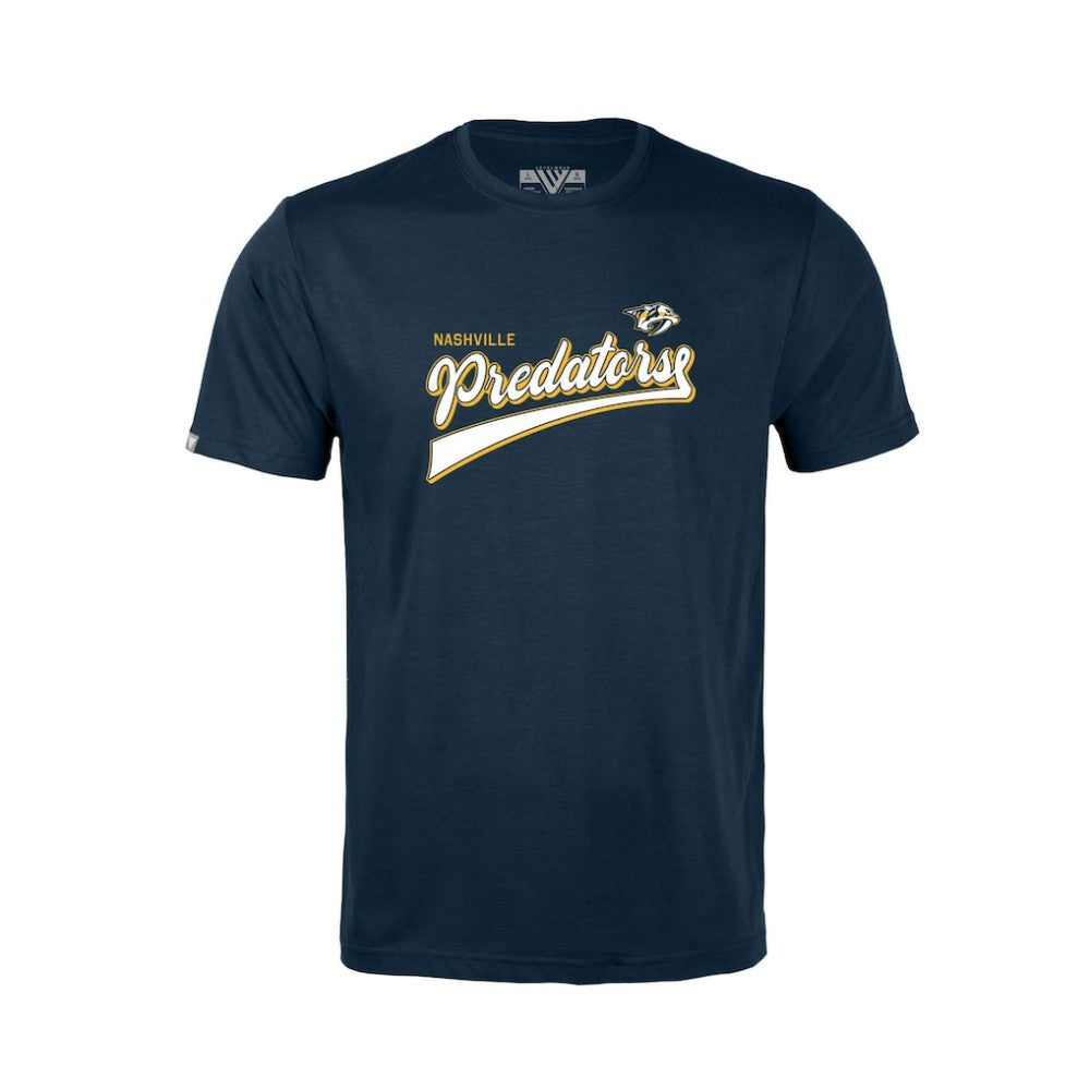 Nashville Predators Levelwear Youth Little Richmond Retro Script T-Shirt -  NHL T-shirts