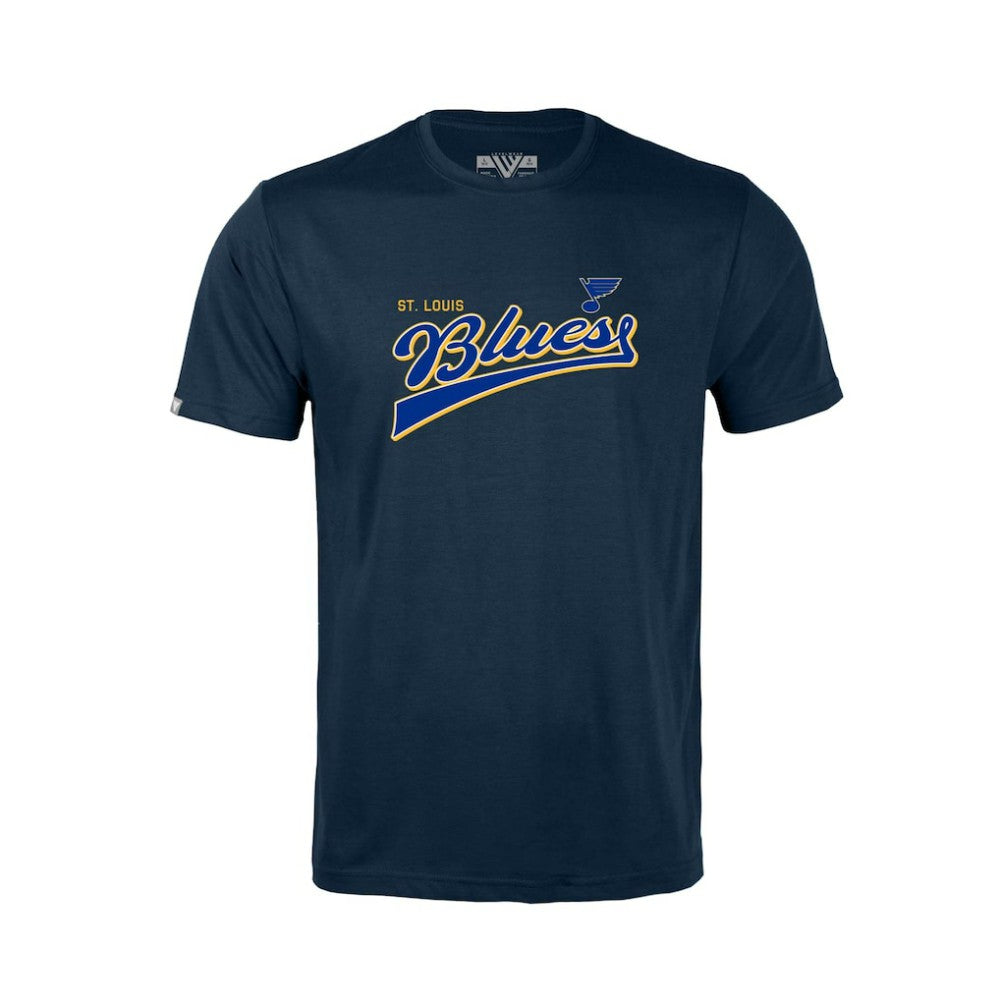 St. Louis Blues Levelwear Youth Little Richmond Retro Script T-Shirt -  NHL T-shirts