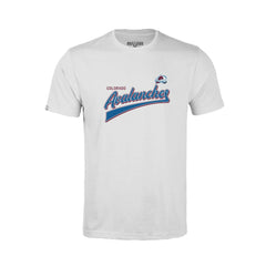 Colorado Avalanche Levelwear Youth Little Richmond Retro Script T-Shirt -  NHL T-shirts