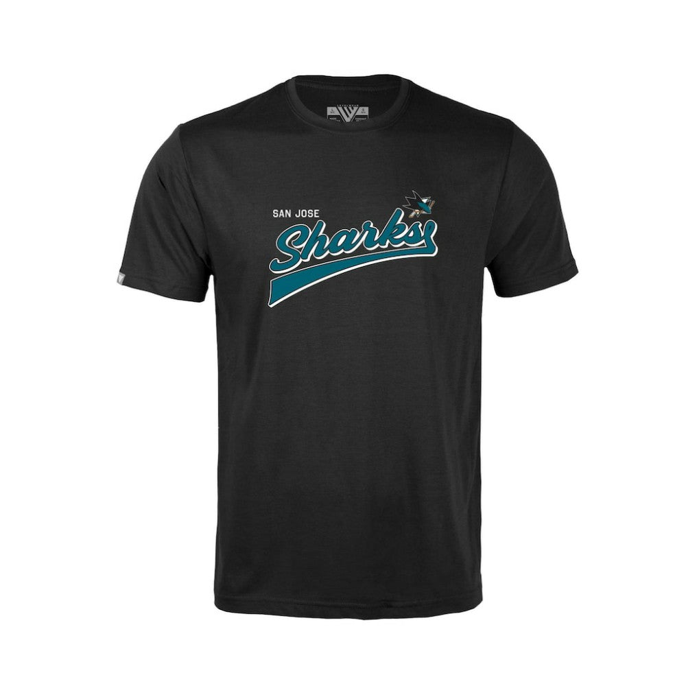 San Jose Sharks Levelwear Youth Little Richmond Retro Script T-Shirt -  NHL T-shirts