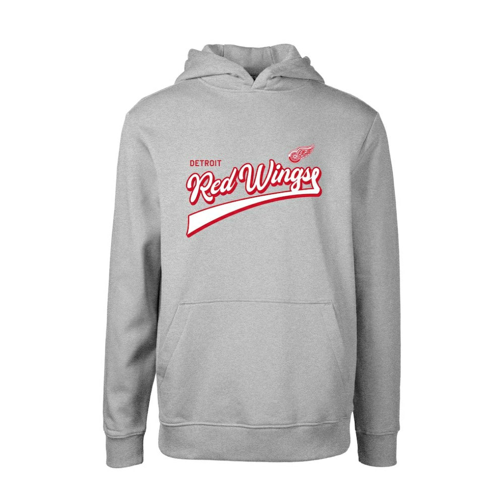 Detroit Red Wings Levelwear Youth Podium Retro Script Fleece Pullover Hoodie -  NHL Hoodies